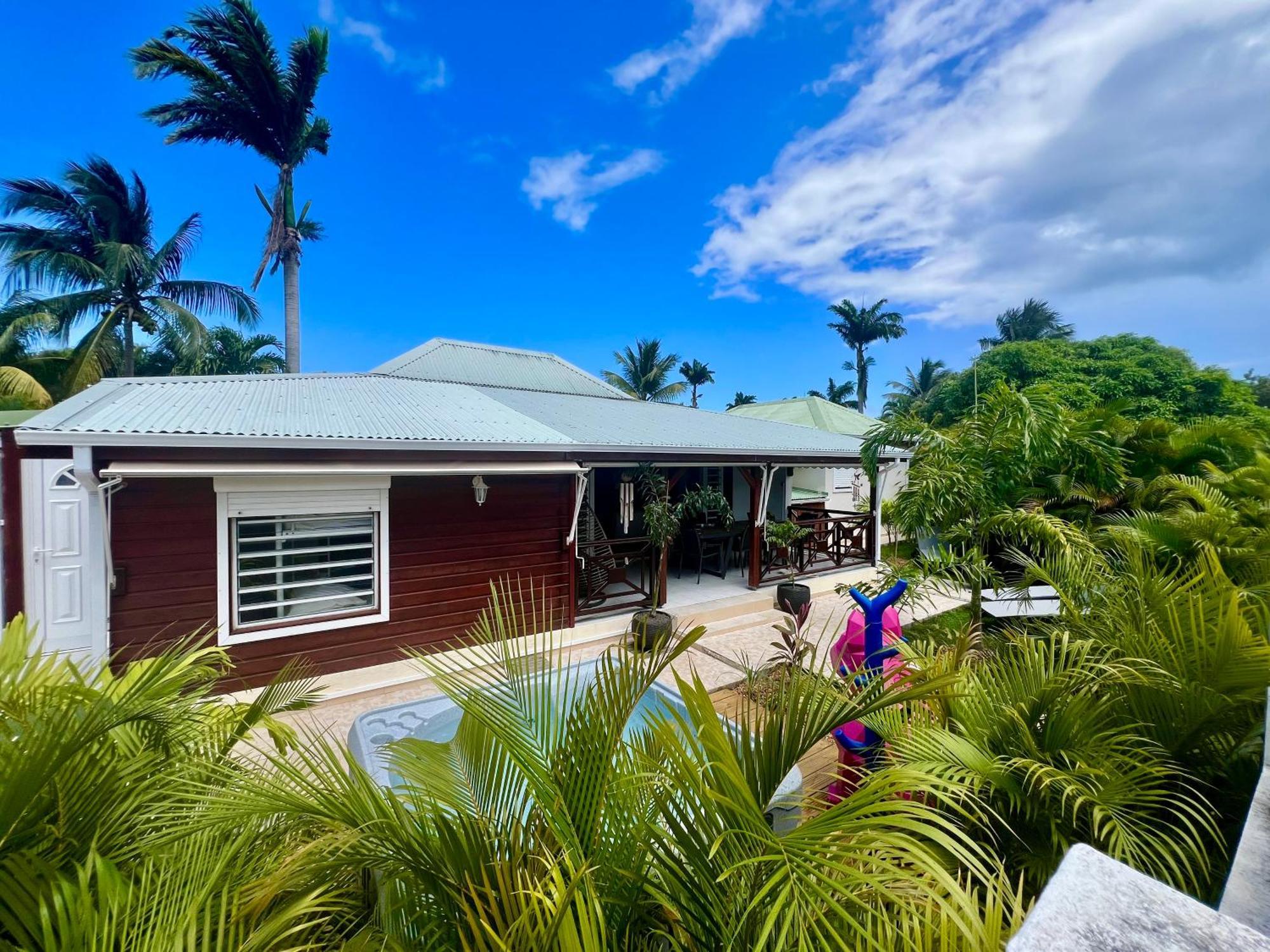 Villa Simeon Saint Francois Avec Piscine Privee Et Jacuzzi Proche Plage Exteriér fotografie