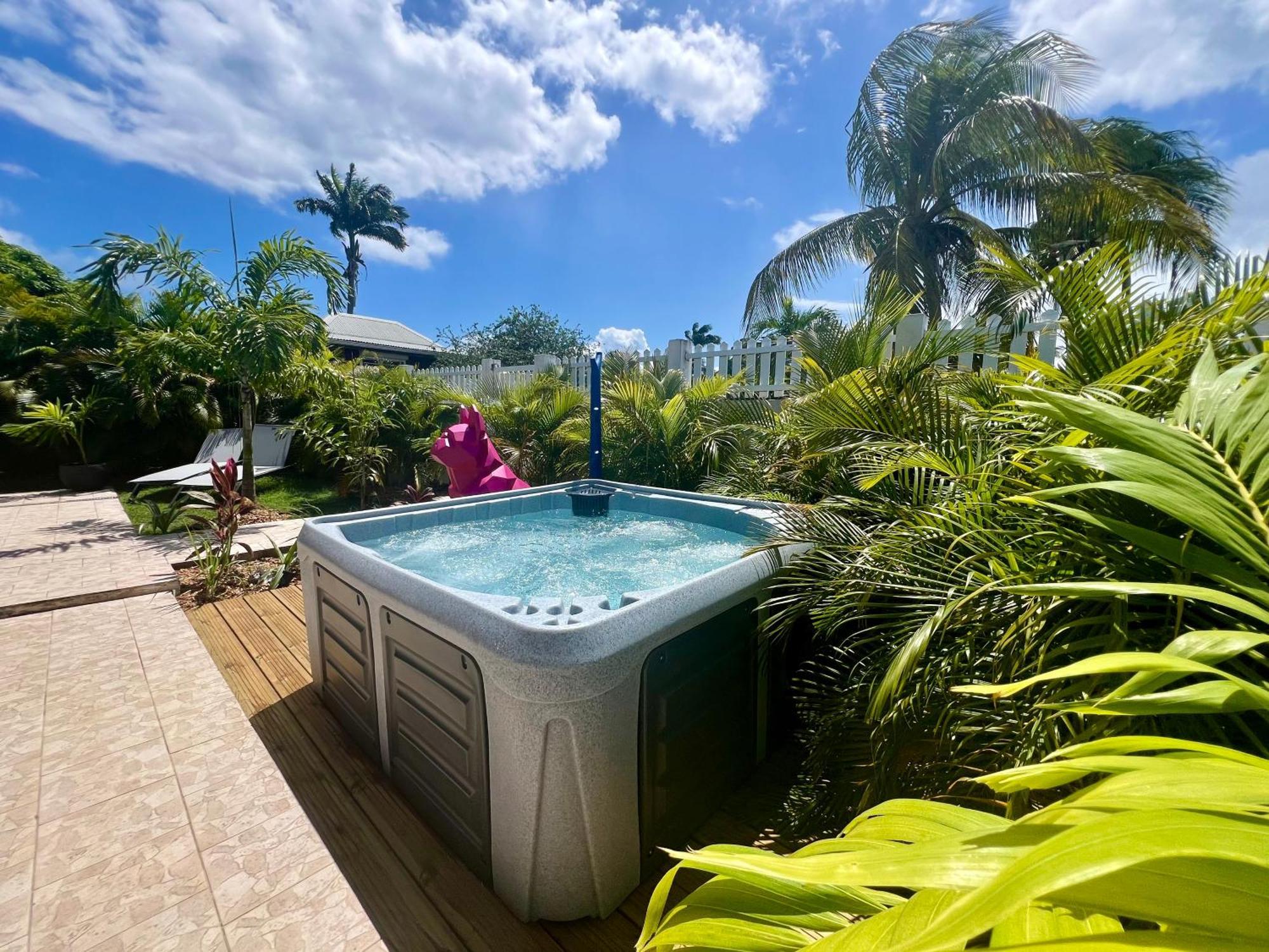 Villa Simeon Saint Francois Avec Piscine Privee Et Jacuzzi Proche Plage Exteriér fotografie