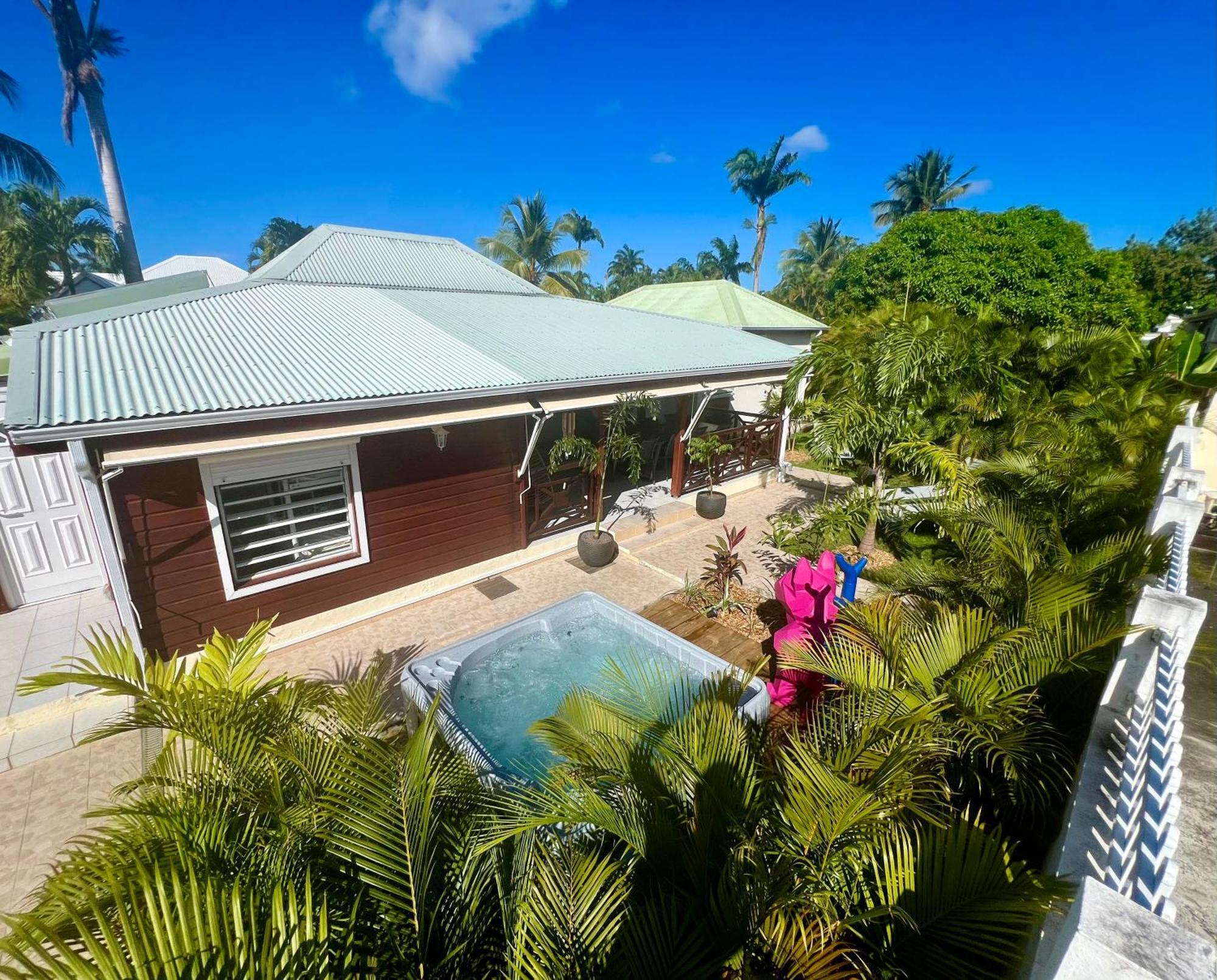 Villa Simeon Saint Francois Avec Piscine Privee Et Jacuzzi Proche Plage Exteriér fotografie