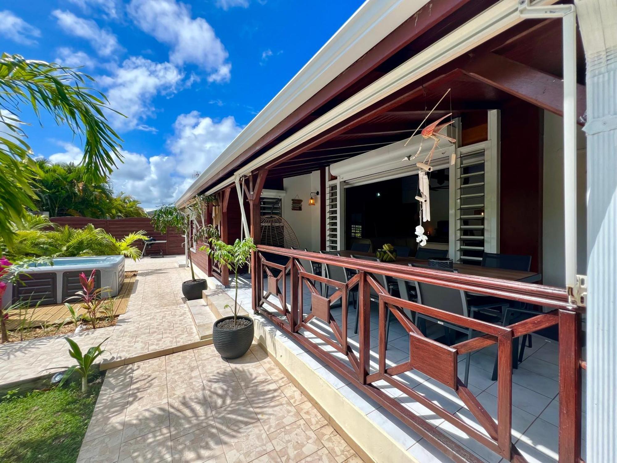 Villa Simeon Saint Francois Avec Piscine Privee Et Jacuzzi Proche Plage Exteriér fotografie